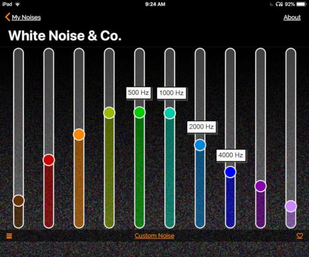 Speech noise blocking settings Speech noise blocking settings