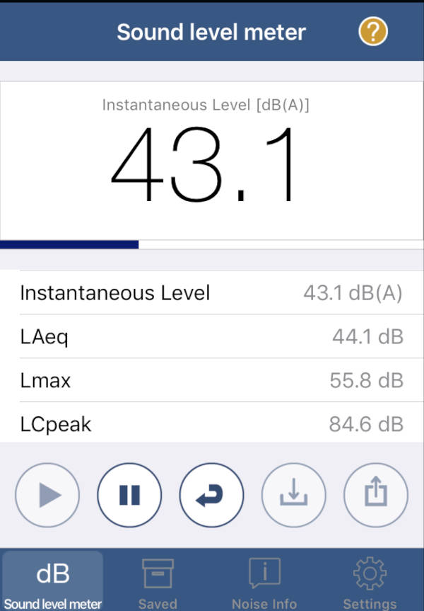 how to measure the noise in your bedroom