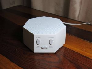 White-noise-machine-on-night-stand White-noise-machine-on-night-stand
